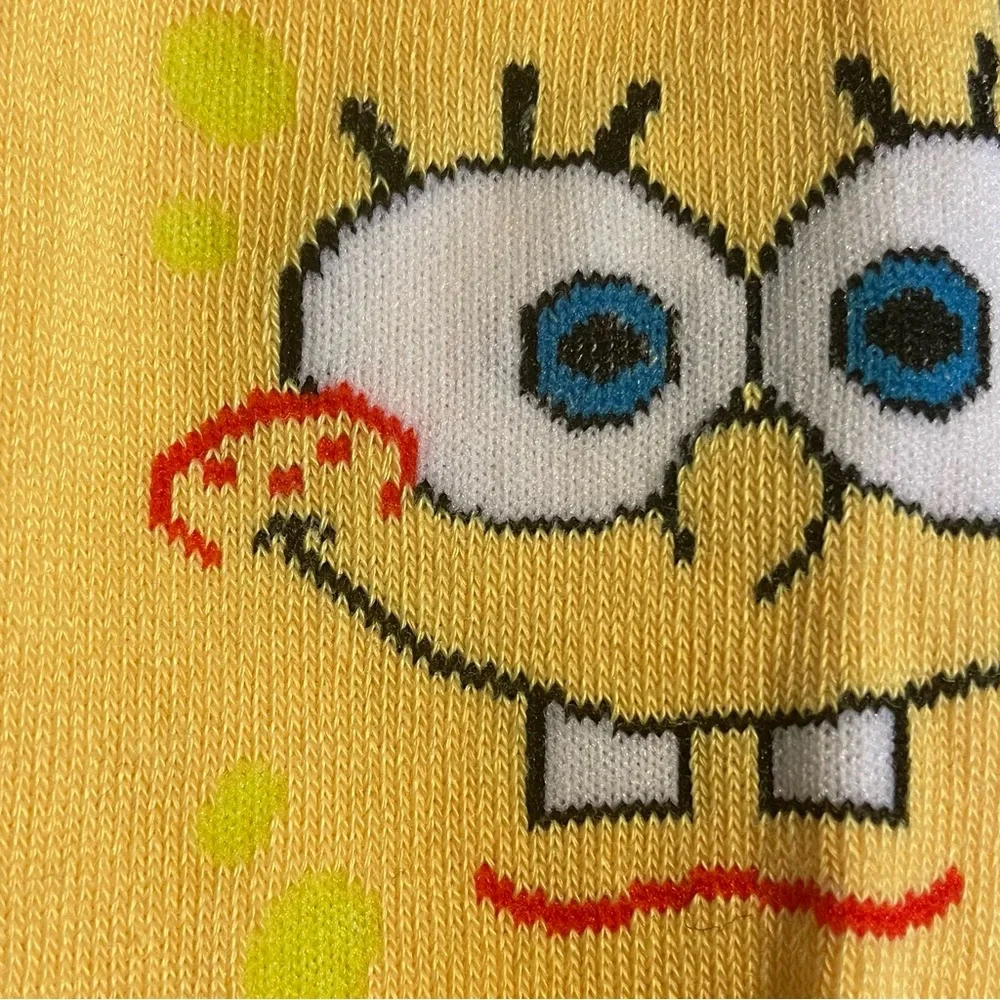 SpongeBob SquarePants Vibrant Yellow Socks Size 9-13